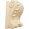 Ekena Millwork 3 1/2"W x 2"D x 4 1/2"H Small Acanthus Block w/ Backplate Wood Corbel, Maple CORW04X02X05ABMA - alternate 1
